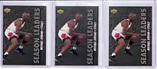 (3) Lot 1993-94 Upper Deck Michael Jordan Season Leaders #171 Bulls