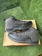 Nike Air Jordan 12 Retro Wool size 11 852627-003 OG XII Clean Black