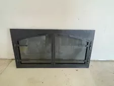 Stoll Forged Iron Style Framed fireplace doors-glass doors