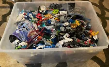 FOR ALEX. Lego Bionicle 17 Pound Lot. Complete, Partial, Bulk Parts MASSIVE LOT!