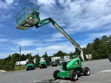 2014 JLG 600AJ 60FT 4WD Propane Articulating Boom Lift Man Aerial bidadoo