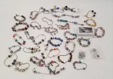 Large Lot of Assorted Charm Bracelets for Jewellery Lovers - Charity Sale!