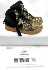 COA Nike Realtree x Air Force 1 High 'Brown Camo' AO2410-001 Mens Shoes Size 7.5