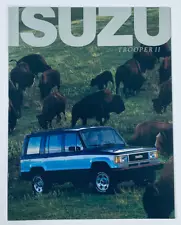 1987 Isuzu Trooper II Dealer Showroom Sales Brochure Guide Catalog