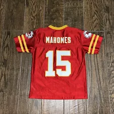 Patrick Mahomes Kansas City Chiefs Boys Youth NFL Team Apparel Jersey Size Small