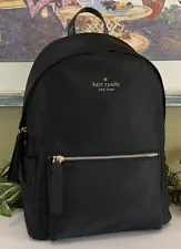 KATE SPADE CHELSEA NYLON LARGE BACKPACK THE LITTLE BETTER TOTE BAG BLACK $349