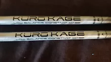 Golf – Two Mitsubishi Rayon Kuro Kage Graphite Shafts / Low Balance