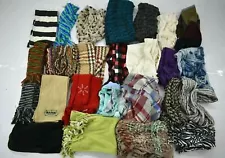 Wholesale Bulk Lot of 25 Scarves Mixed Scarf Infinity Warp Muffler Square Knit