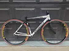 Specialized S-Works Aerotec E5 Aluminum Road Frame Carbon Fork + Wheelset