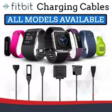 FitBit Charger USB Charging Cables Charge 2 3 4 5 Versa Sense Blaze Alta Inspire