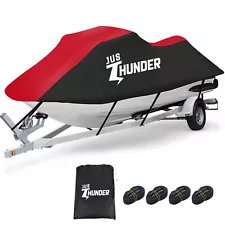 Justhunder Jet Ski Cover Waterproof for Sea-Doo Spark 2-3 up for Kawasaki SX-R (For: More than one vehicle)