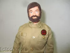 VINTAGE GI JOE ADVENTURE TEAM ADVENTURER FIGURE BRUNETTE BEARDED UNIFORM