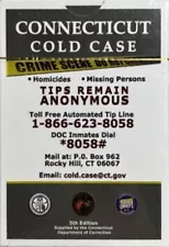 Cold Case Playing Cards, Collector's item, brand new, untouched, playing cards.