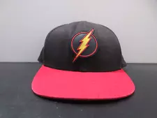 Flash Hat Cap Snap Back Black Red DC Comics TV Show Movie Super Hero Mens