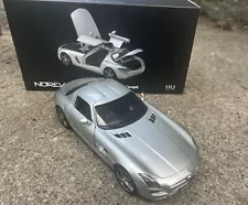 NOREV 2010 Mercedes-Benz SLS AMG Coupé Grey Metallic 1:18 New Item!