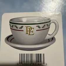 HALLMARK POLAR EXPRESS Hot Chocolate Cup Mug Saucer Set Box NIB