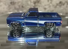 Hot Wheels 2024 Super Treasure Hunt '83 Chevy Silverado Blue STH Spun Loose Sale