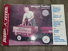 NEW Vintage Radio Flyer Wagon Trailer Genuine Model # WT18 Sealed Box