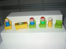 Vintage Fisher Price Little People School Accessories, Desks, Kids, Teachers