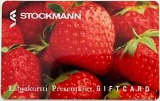 Stockmann Gift Card▪️Finland▪️Collectible Only▪️Strawberries