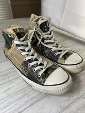 Converse Chuck Taylor All Star High Top News Press Newspaper Print Mens 11 Wo 13