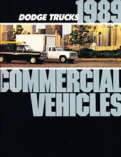 1989 Dodge Ram Commercial Truck 18-page Sales Brochure Catalog - Van Pickup