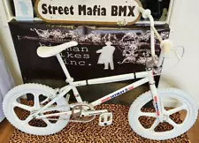 SKYWAY TA New Old School Freestyle BMX BIKE White Tuff Wheels Flights SE GT HARO