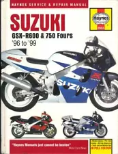 SUZUKI GSXR600 & GSXR750,GSX-R600,GSX-R750,SRAD HAYNES MANUAL 1996-1999