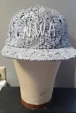 NWA 2007 Ruthless Records Hat Straight Out Of Compton Map Lockup Legends S 7 1/2