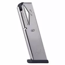 Mecgar 10 Round Magazine For Beretta M9, 92FS, 92G, 92X In 9 mm Nickel MGPB9210N