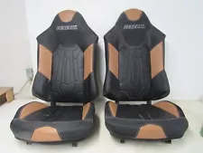 23 POLARIS GENERAL XP 4 1000 EPS SEATS SADDLE PAIR PADS BOTTOM BACK OEM 2#3483