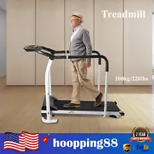 Electric Treadmill Home Elderly Walking Pad Machine Folding Frame Fitness Gym