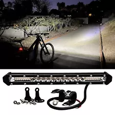 E Bike LED Light Bar Headlight Intense Tazer MX Pro Expert Lamp Handlebar Clamp