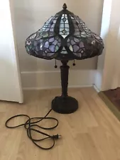 Tiffany style table lamp used