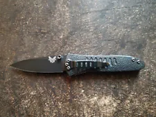 Vintage Benchmade Aphid Black Handle/Black 440C Blade (BM10350BK)