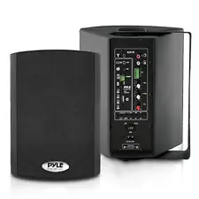 Pyle 6.5'' Wireless BT Streaming Speakers - Pro-Active, 6.5 inches, black