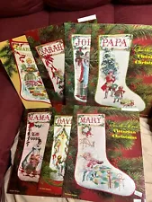 Charles Ross VICTORIAN CHRISTMAS STOCKINGS New Dawn Designs Cross Stitch Charts