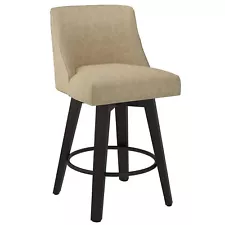 Counter Height Swivel Bar Stools, Modern Counter Stools with Back and Footres...