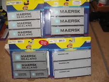 ATHEARN SELECTION OF MAERSK HO CONTAINERS, 12 TOTAL, NEW.OB