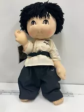 Aunt Betty Kids 1984 Rice Paddy Babies Karate Kung Fu Stuffed Plush Toy Doll 18"