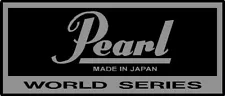 vintage Pearl 'WORLD SERIES' type vinyl shell badge. 4 copies. Self-adhesive.