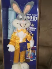 VINTAGE BUGS BUNNY 50th BIRTHDAY LIMITED EDITION 24K COMPANY Anniversary Plush