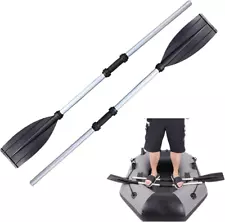 2 Pcs Detachable Canoe Paddle Adjustable Paddles for Inflatable Boat Oar Canoe