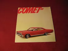 1966 Mercury Comet Sales Brochure Booklet Catalog Old Original