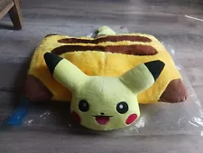 Pokémon Pikachu Pillow Yellow Plush Stuffed Animal Cushion