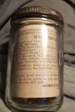 1934 Wild Ginseng Root In Original Jar With 1934 PRICES