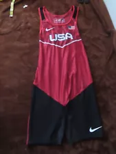 nike usa weightlifting singlet conner popielarz XL team usa