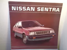 VINTAGE NISSAN SENTRA SALES BROCHURE MINT CONDITION