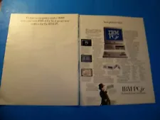 IBM PC Jr. Original Print Advertisement Vintage 1984