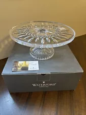 WATERFORD IRISH CRYSTAL LISMORE FTD CAKE STAND NEW IN BOX